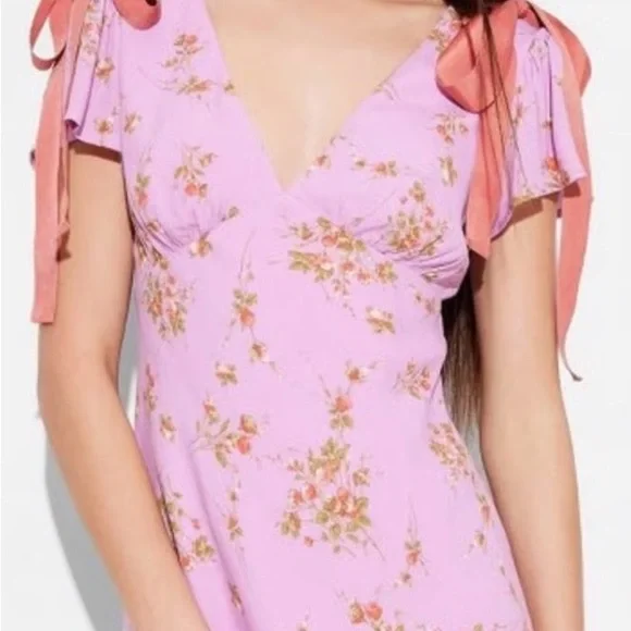 Wild Fable Pink Floral Mini Dress - Picture 3 of 6